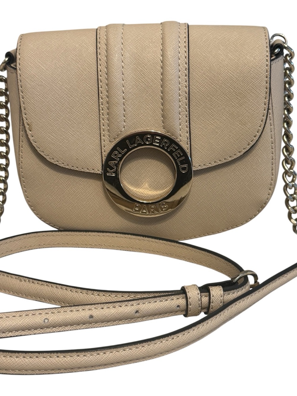 NWOT Karl Lagerfeld Tan Crossbody Small Bag